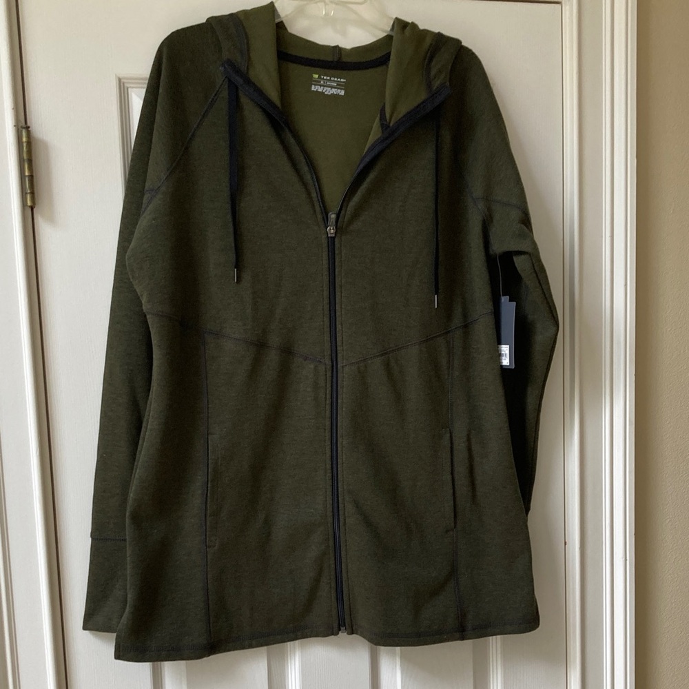 Tek Gear Olive Green Hoodie